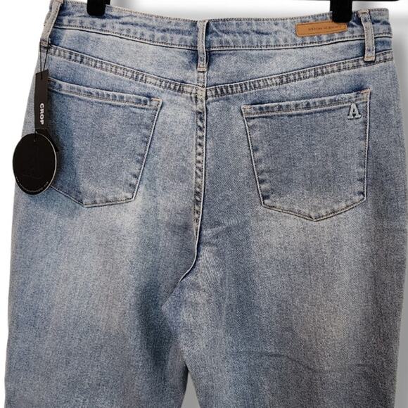 Articles of Society High-Rise Straight Leg Crop Jeans Women’s Size 31 - Picture 7 of 11